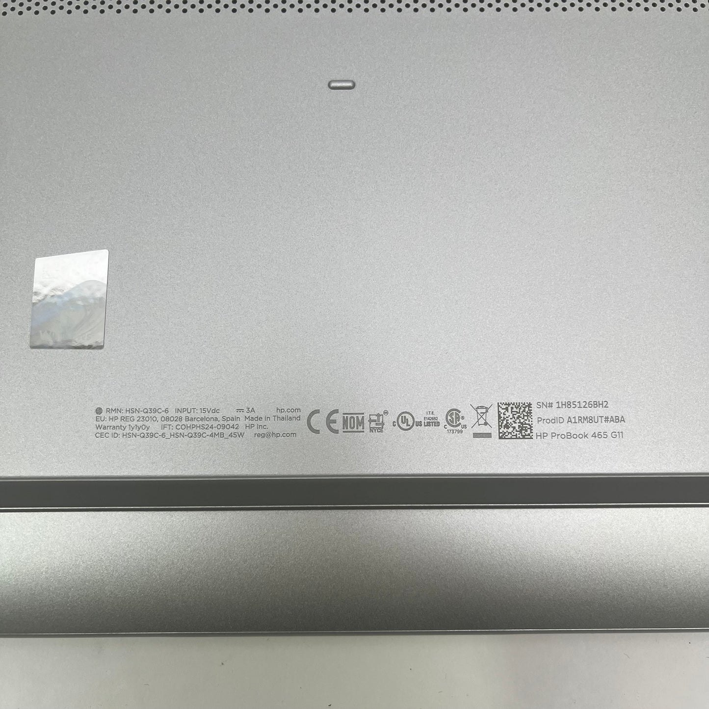 HP ProBook 465 G11 16" Ryzen 7 7735U 2.7GHz 16GB RAM 512GB SSD