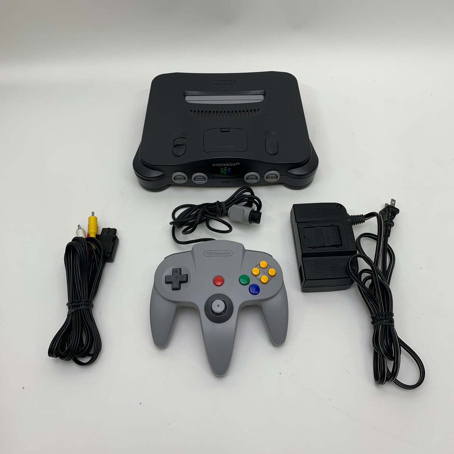Nintendo 64 N64 Video Game Console NUS-001 Smoke/Clear Black