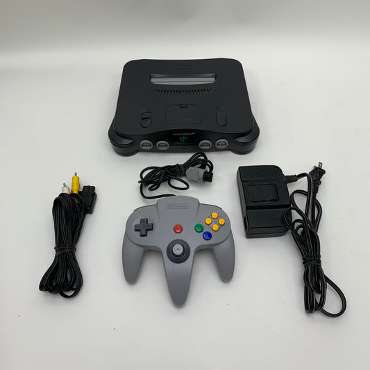 Nintendo 64 N64 Video Game Console NUS-001 Smoke/Clear Black