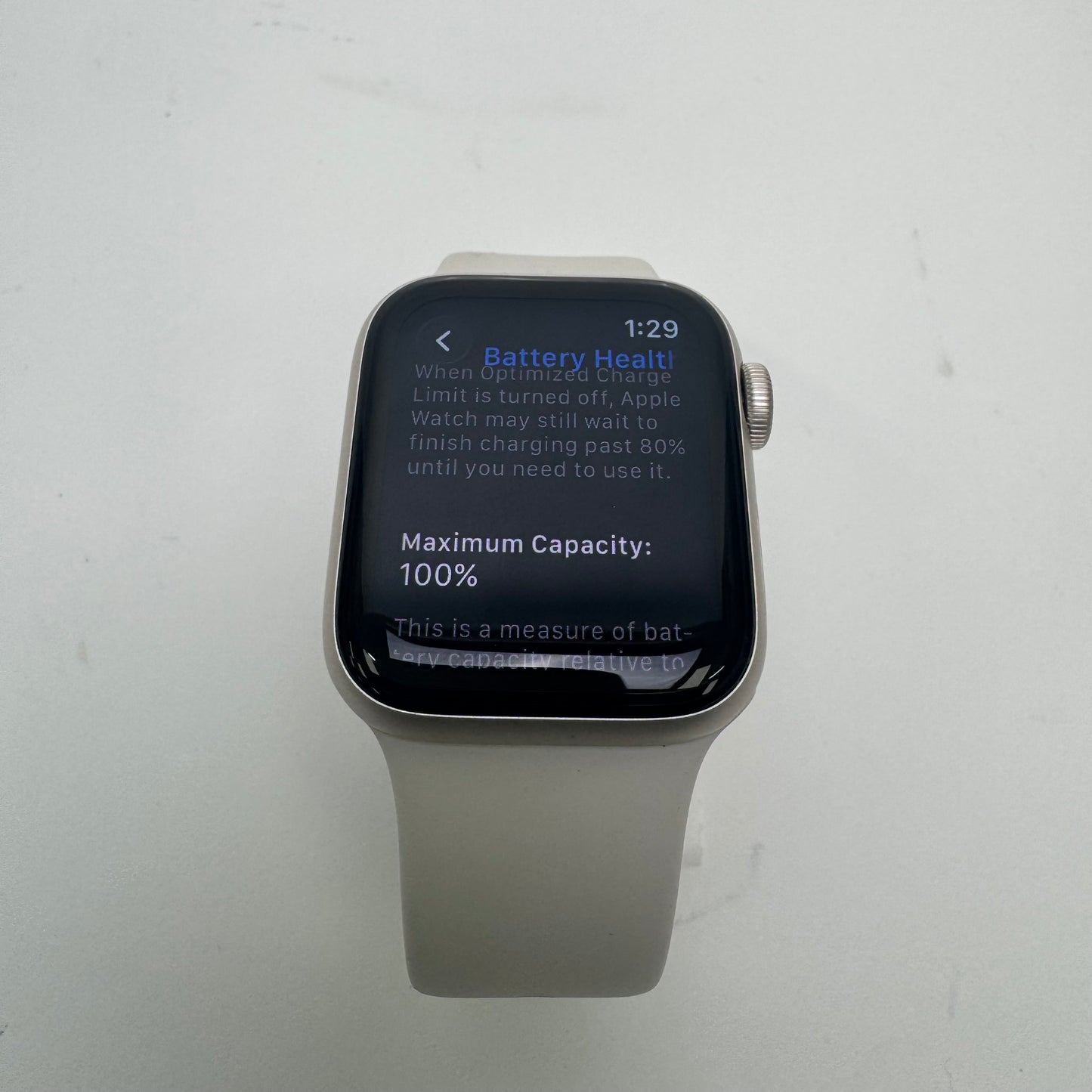 GPS Only Apple Watch SE 3 40MM Starlight Aluminum Starlight Sport Band MEH34LW/A