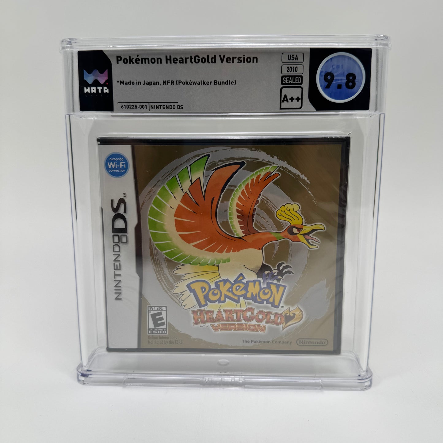 WATA Graded 9.8 New Pokemon HeartGold Version (Nintendo DS, 2010)