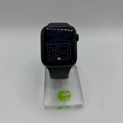 Unlocked Apple Watch SE 3 44MM Midnight Aluminum Black Sport Band MEPJ4LW/A