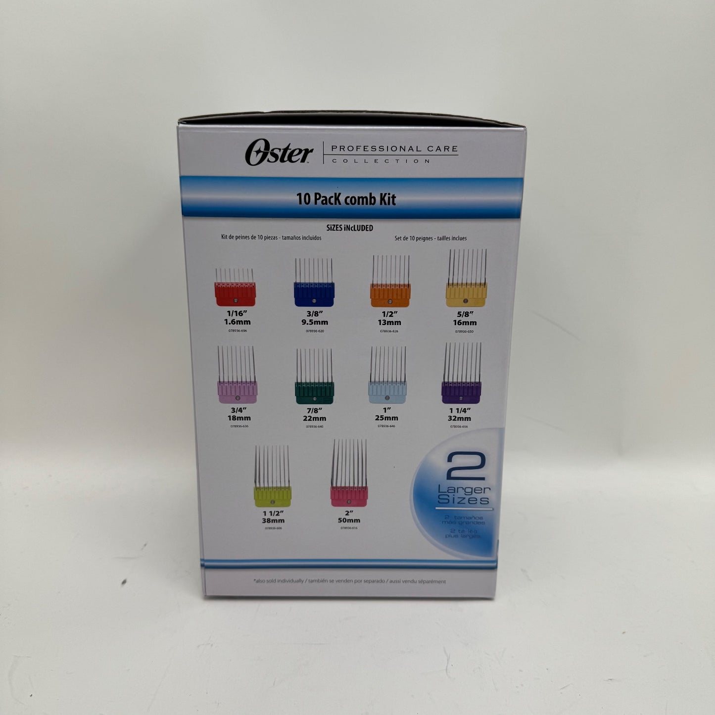 New Oster Professional Care Collection 10 Pack Comb Kit 078936-100