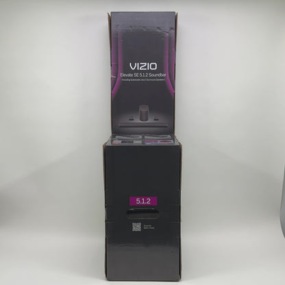 New VIZIO Elevate SE 5.1.2 Smart Soundbar Black SL512X-0806