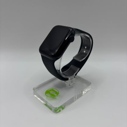 Unlocked Apple Watch SE 3 44MM Midnight Aluminum Black Sport Band MEPJ4LW/A
