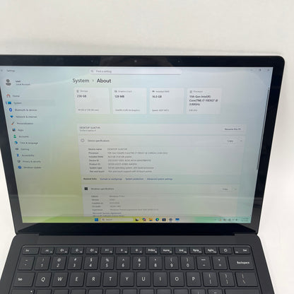 Microsoft Surface Laptop 4 1951 13.5" i7-1185G7 3.0GHz 16GB RAM 256GB SSD