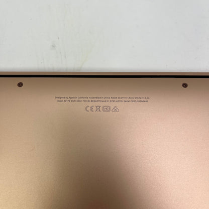 2020 Apple MacBook Air 13.3" i3 1.1GHz 8GB RAM 256GB SSD Gold A2179