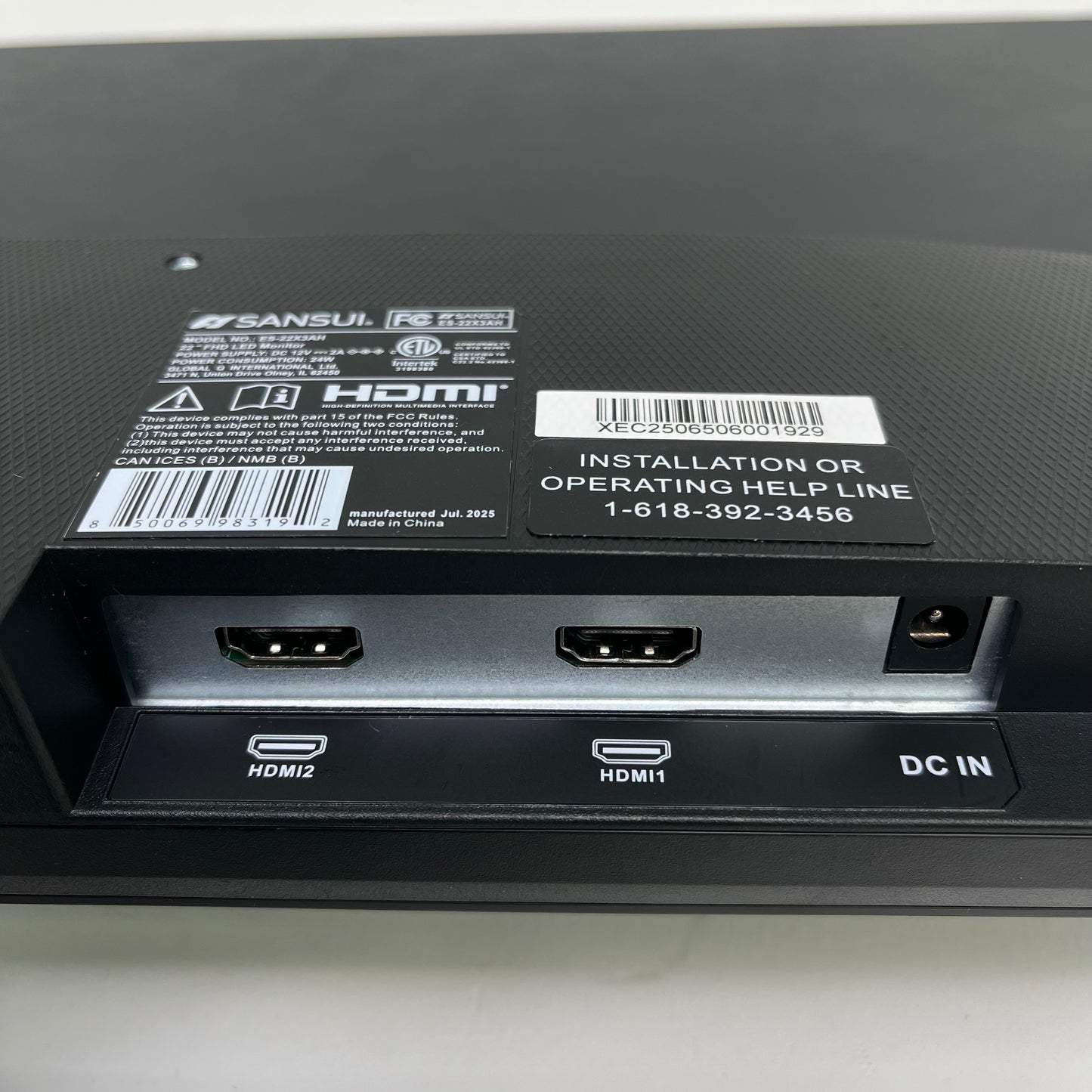 Sansui 22" ES-22X3AH 120Hz FHD LCD IPS Gaming Monitor