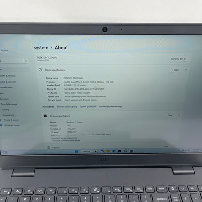 Dell Inspiron 3501 15.6" i5-1035G1 1.0GHz 8GB RAM 256GB SSD