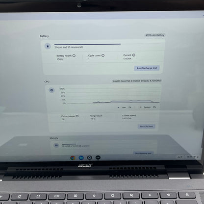 Acer Chromebook Plus Spin 514 N24Q4 14" Core 3 100U 16GB RAM 128GB SSD