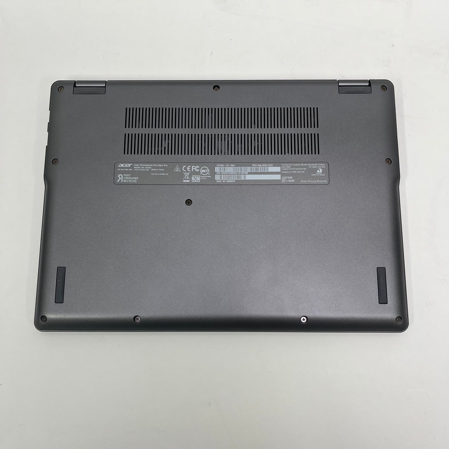 Acer Chromebook Plus Spin 514 N24Q4 14" Core 3 100U 16GB RAM 128GB SSD