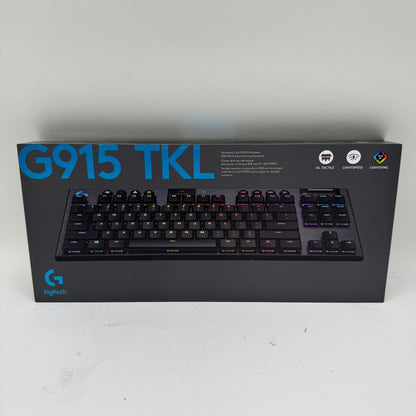 New Logitech G915 TKL YR0076 Wireless Wireless Gaming Keyboard Black