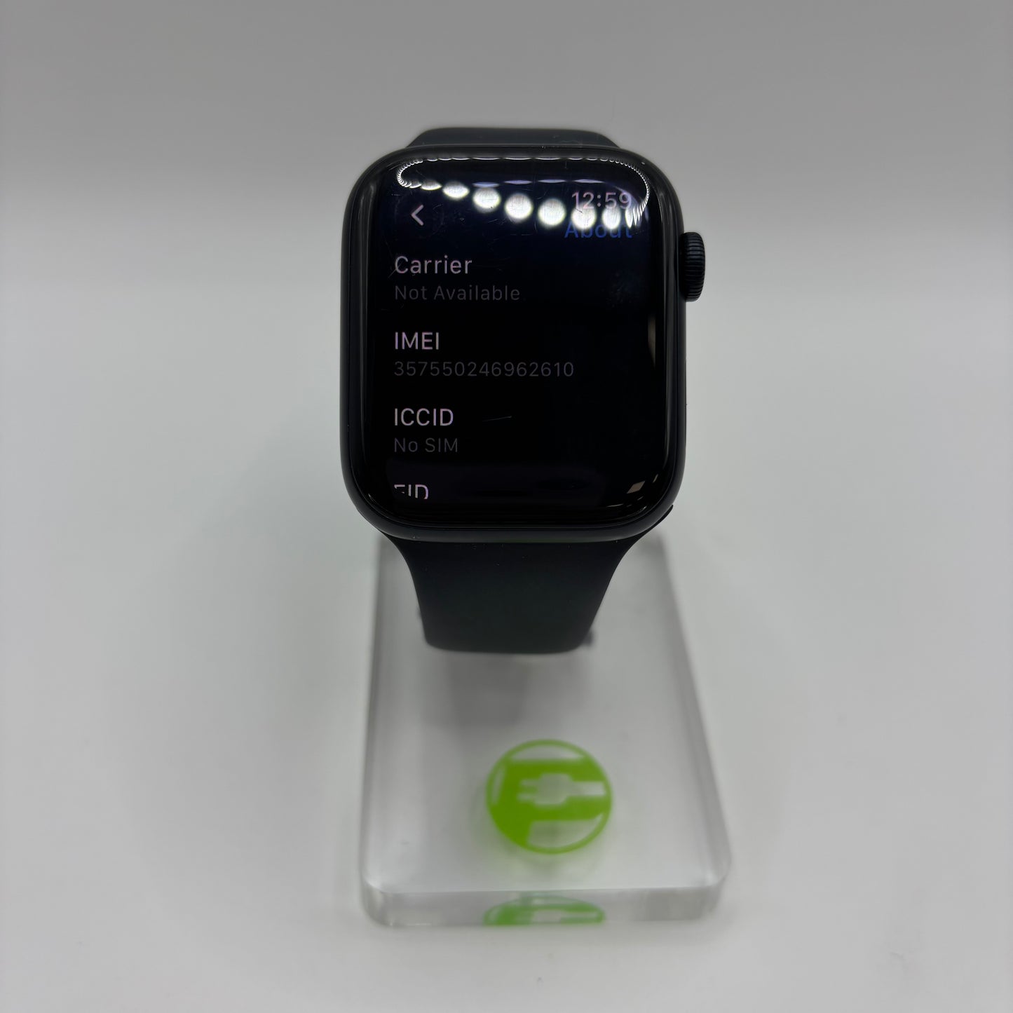 Unlocked Apple Watch SE 3 44MM Midnight Aluminum Black Sport Band MEPJ4LW/A