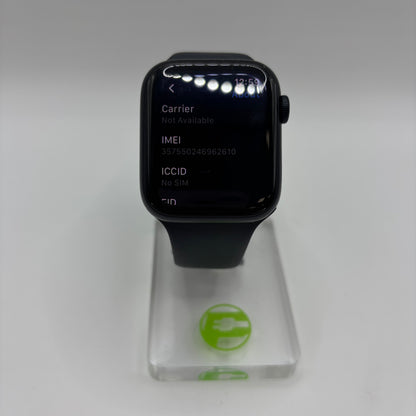 Unlocked Apple Watch SE 3 44MM Midnight Aluminum Black Sport Band MEPJ4LW/A