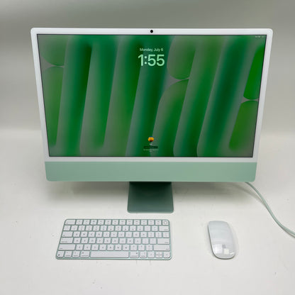 2024 Apple iMac 24" M4 10 Core 4.5GHz 24GB RAM 512GB SSD Green A3137