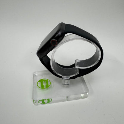 Unlocked Apple Watch SE 2nd Gen 44MM Black Aluminum Black Sport Band MYER2LL/A