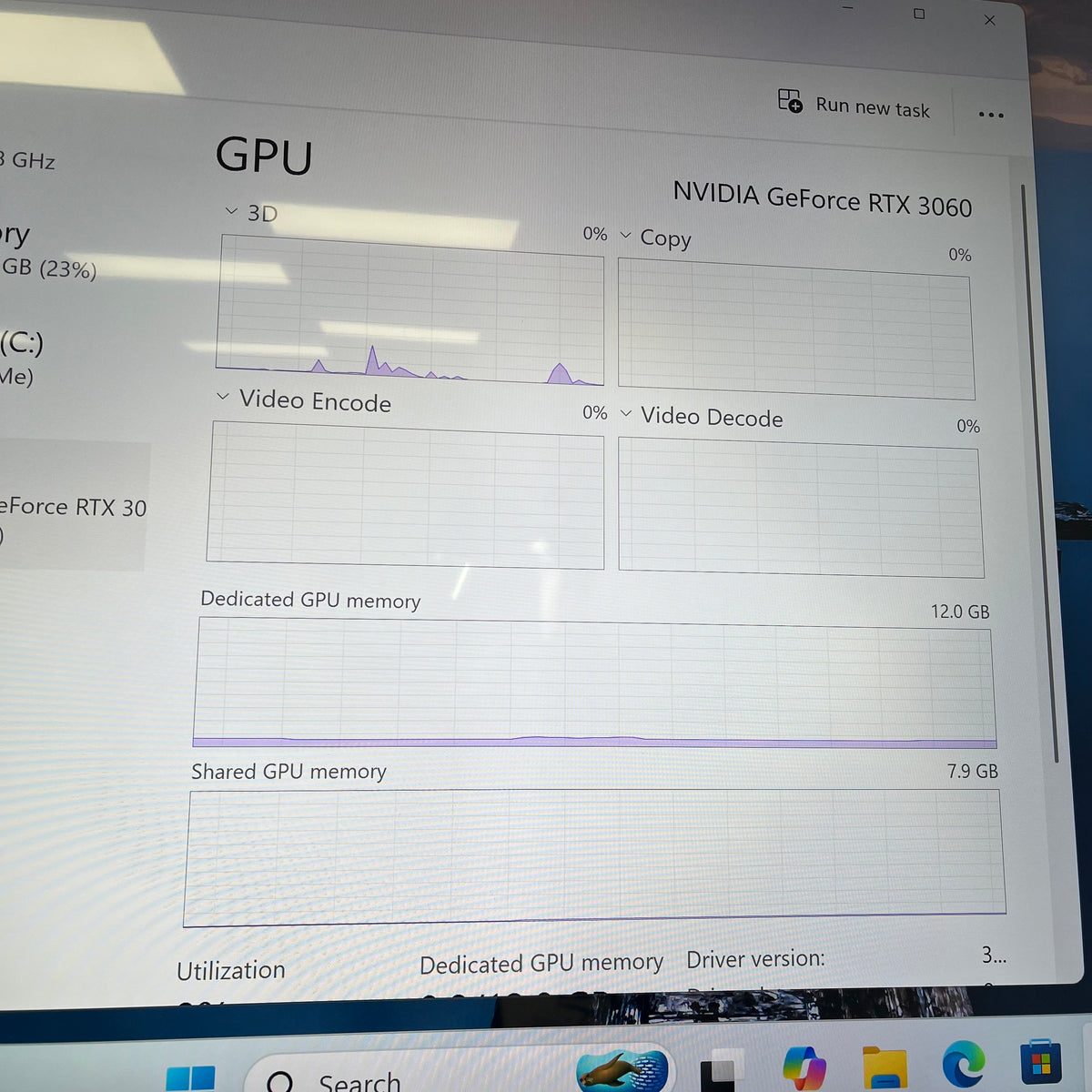 HP Custom PC Core i5-10400F 2.90GHz 16GB RAM 500GB SSD Gigabyte GeForce RTX 3060