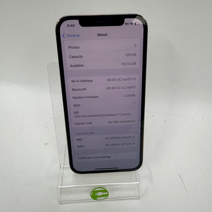 Unlocked Apple iPhone 12 Pro 128GB 17.5.1 Gold NGK33LL/A