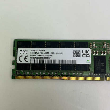 SK Hynix 64GB (1x64GB) RAM DDR5 RDIMM 4800MHz Server Memory