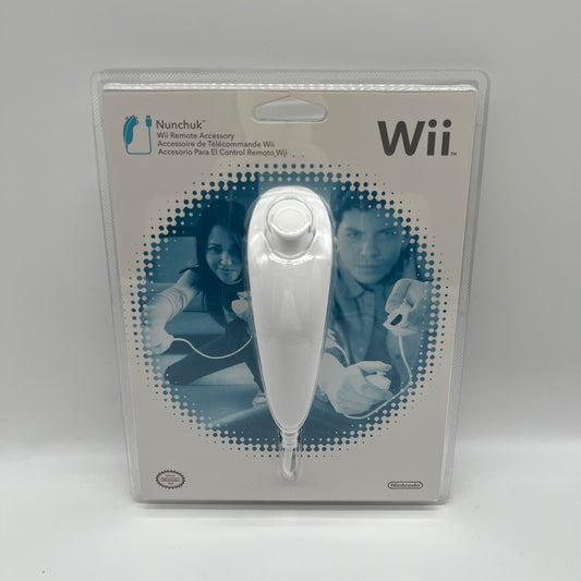 New Nintendo Wii Nunchuk Controller RVL-004 White