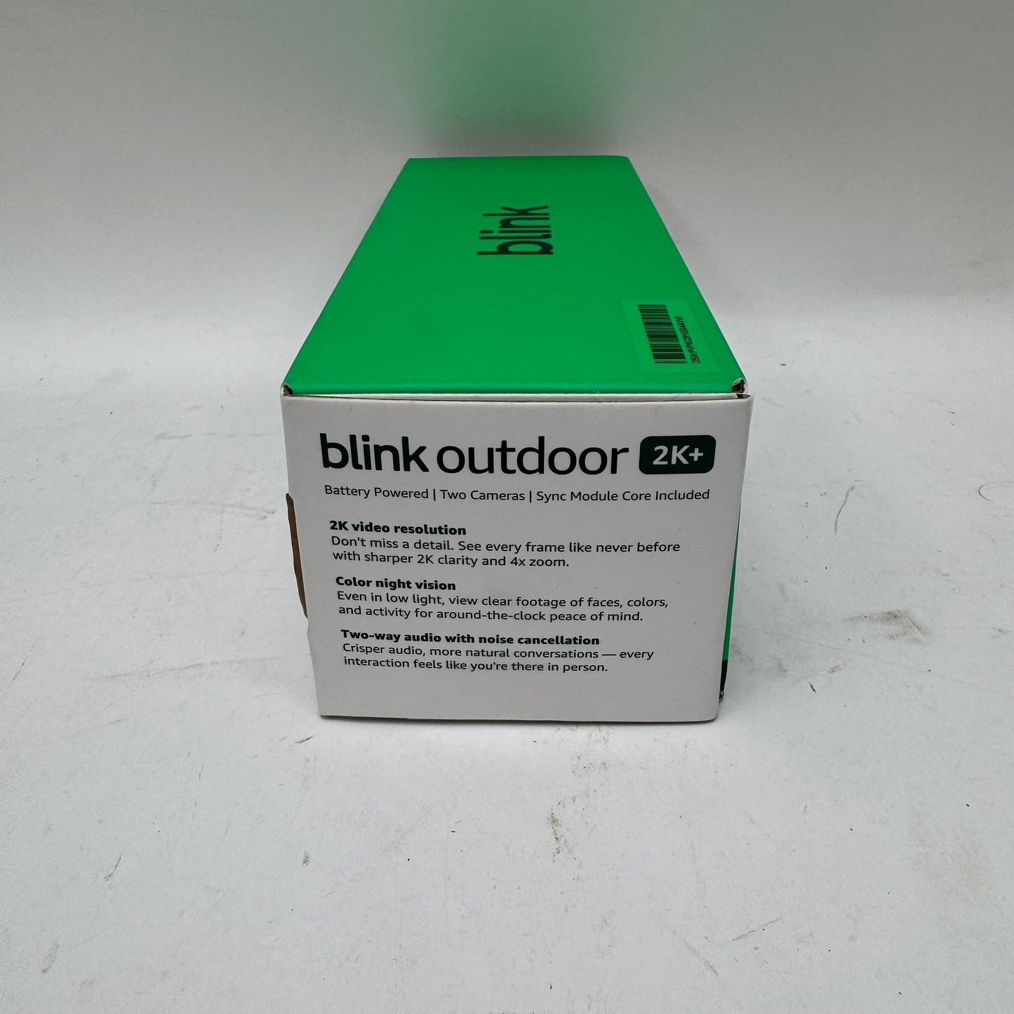 New Blink Outdoor 2k Plus Smart Security Camera Black
