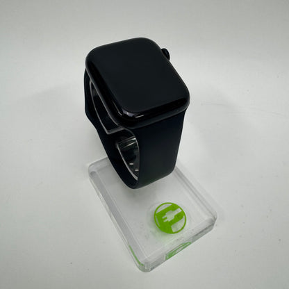 GPS Only Apple Watch Series 9 44MM Black Aluminum Black Sport Band MTQQ3LL/A