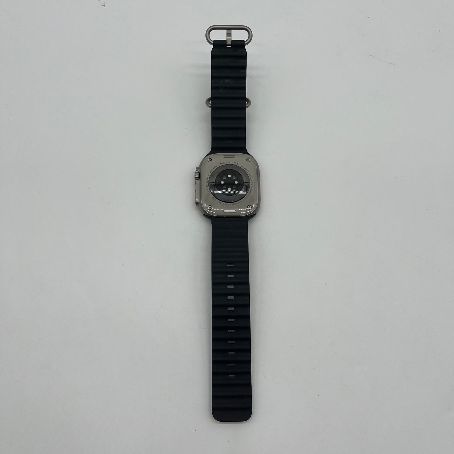 GPS Only Apple Watch Ultra 49MM Natural Titanium Black Ocean Band MQET3LL/A