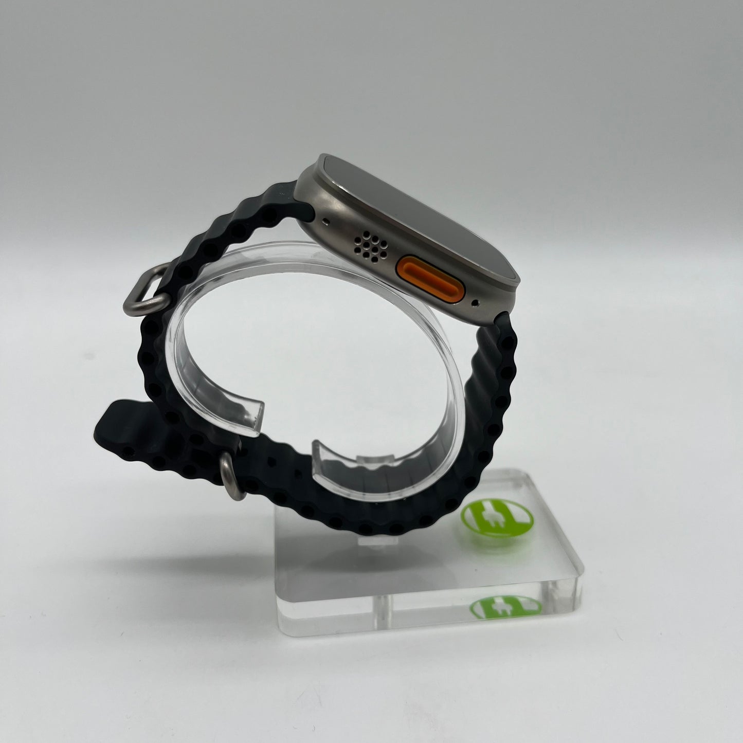 GPS Only Apple Watch Ultra 49MM Natural Titanium Black Ocean Band MQET3LL/A