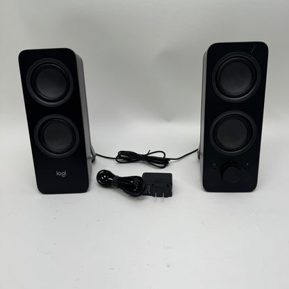 Logitech z207 Powered Bookshelf Speakers Black 980-001294