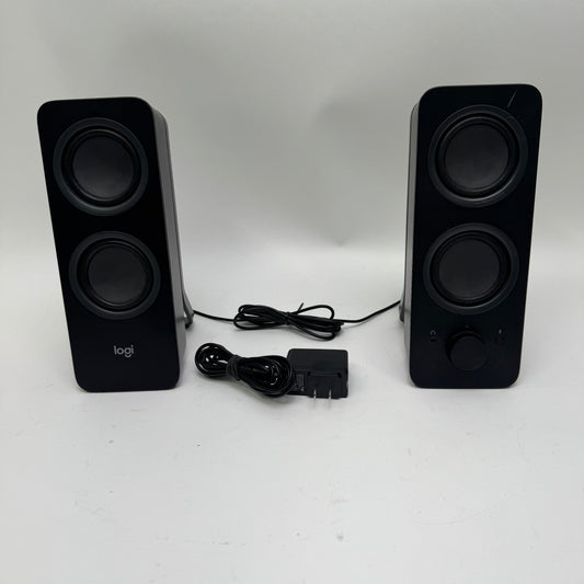 Logitech z207 Powered Bookshelf Speakers Black 980-001294