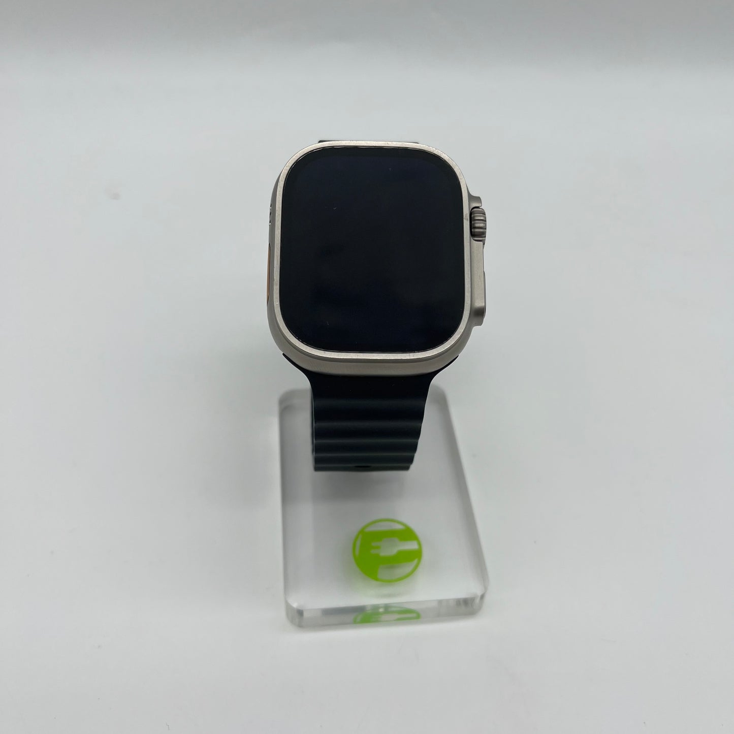 GPS Only Apple Watch Ultra 49MM Natural Titanium Black Ocean Band MQET3LL/A