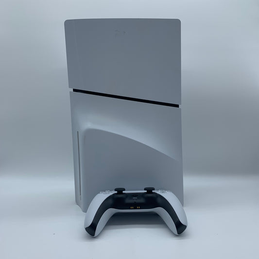 Sony PlayStation 5 Slim Disc PS5 1TB White Console Gaming System CFI-2015