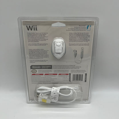 New Nintendo Wii Nunchuk Controller RVL-004 White