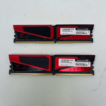 TeamGroup T-Force Vulcan 16GB (2x8GB) RAM DDR4 3000MHz TLRED48G3000HC16CBK