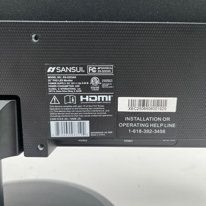 Sansui 22" ES-22X3AH 120Hz FHD LCD IPS Gaming Monitor