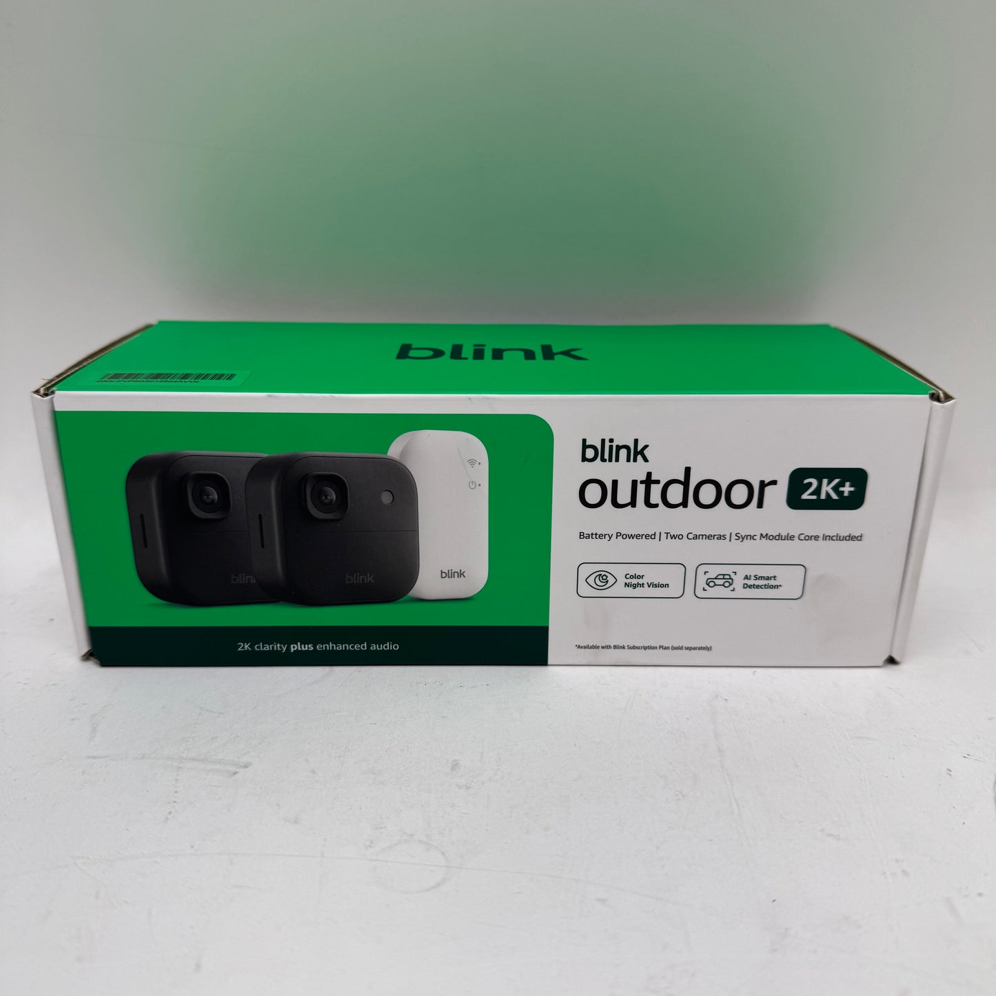 New Blink Outdoor 2k Plus Smart Security Camera Black