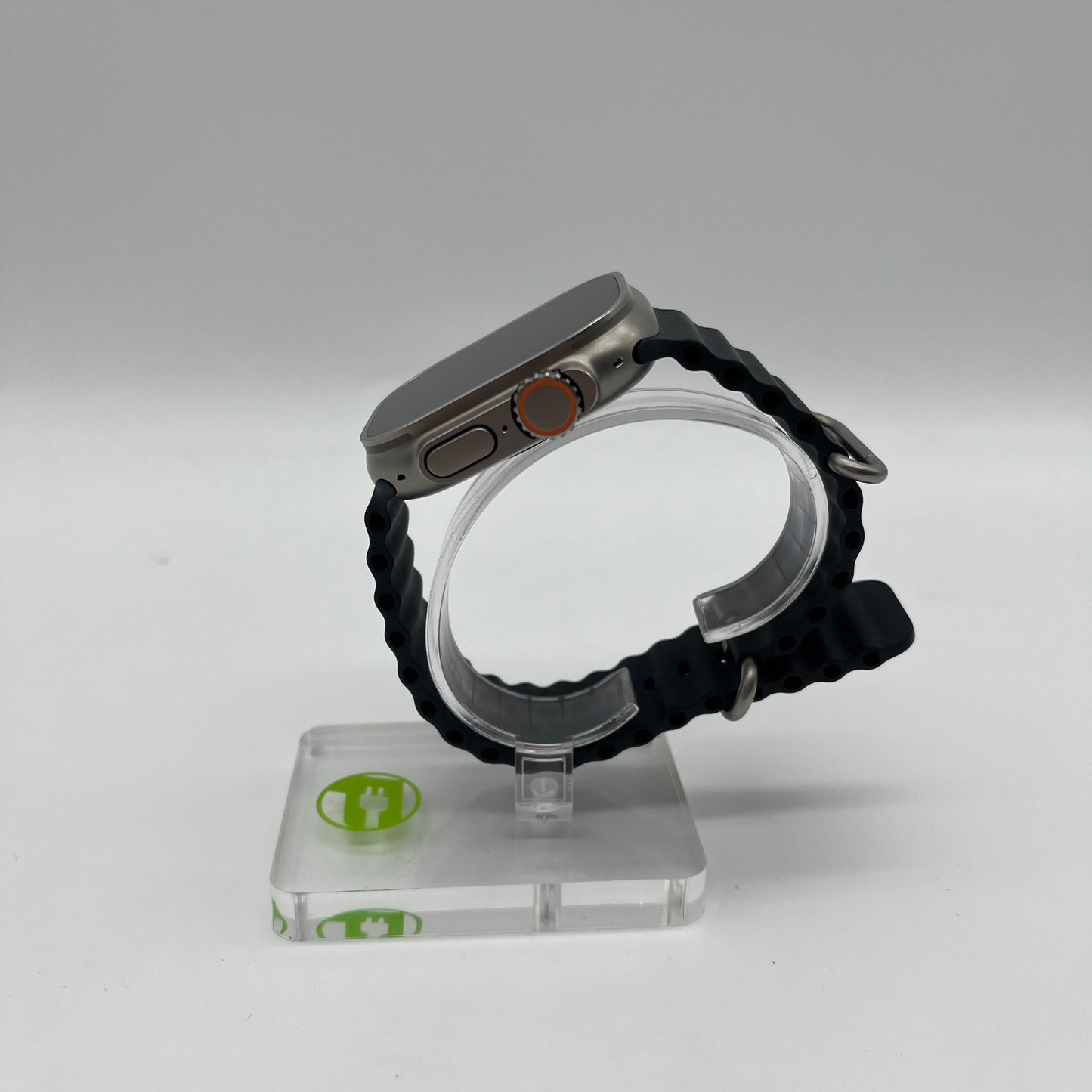 GPS Only Apple Watch Ultra 49MM Natural Titanium Black Ocean Band MQET3LL/A