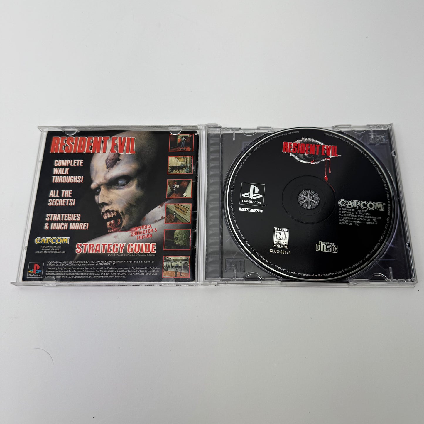 Resident Evil  (Sony PlayStation 1 PS1,  1996)