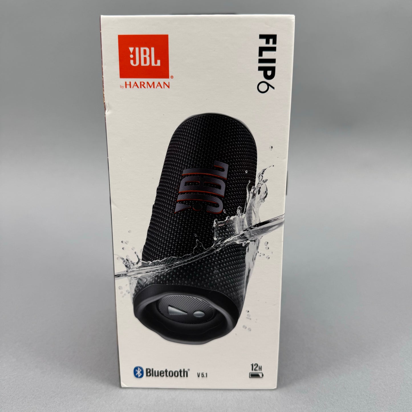 New JBL Flip 6 Portable Waterproof Bluetooth Speaker Black JBLFLIP6BLKAM