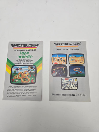 Tapeworm (Atari 2600, 1982) CIB